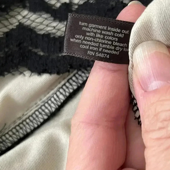 Whimsigoth Black Lace Cocktail Dress‎ One Shoulder Rosette The Limited L - Picture 11 of 16